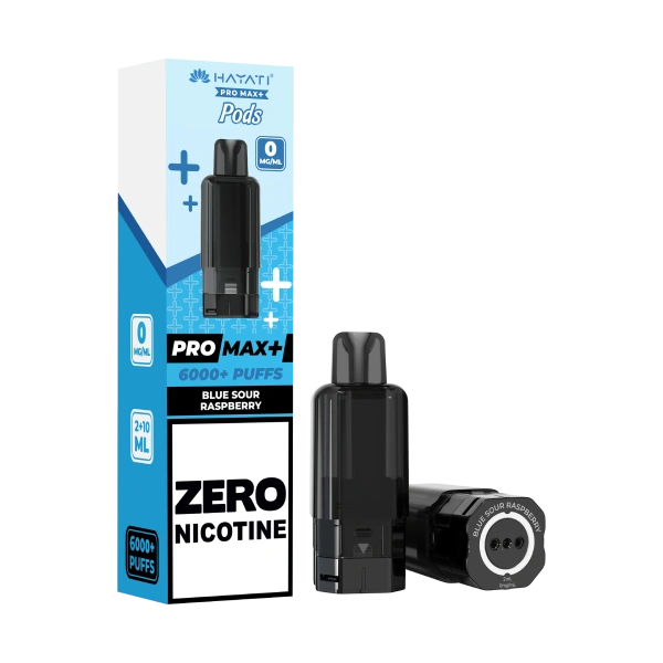 Blue Sour Raspberry Hayati Pro Max Plus 6000 Prefilled Pod Zero Nicotine